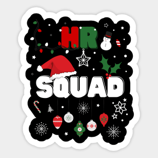 HR Squad Festive Christmas Human Resource Office Cute Sticker